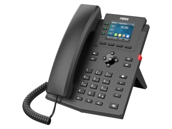 Fanvil 4SIP Colour Screen VoIP Phone with PSU | X303 - Image 3